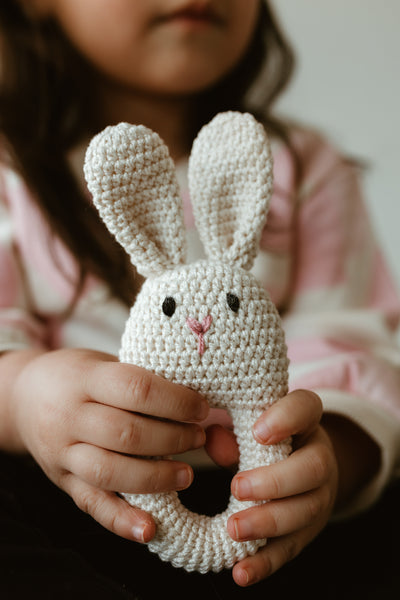 Crochet Bunny Baby Toy