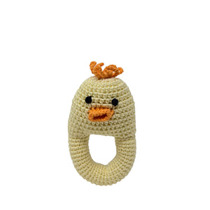 Crochet Duck Baby Toy