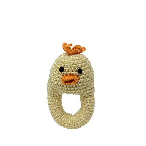 Crochet Duck Baby Toy