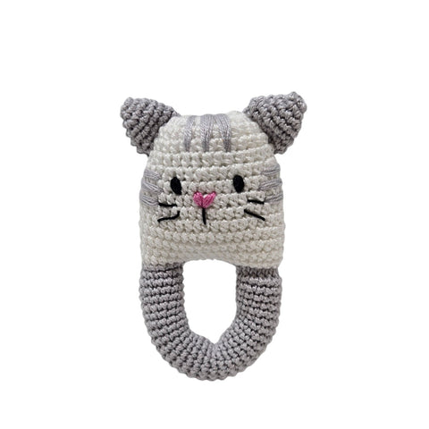 Crochet Cat Baby Toy