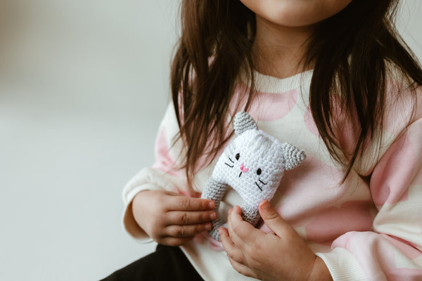 Crochet Cat Baby Toy