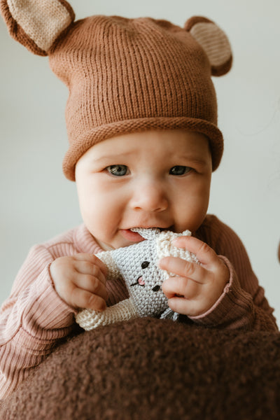 Crochet Lamb Baby Toy